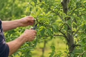 taille en vert - l'atelier du fruitier - Léognan